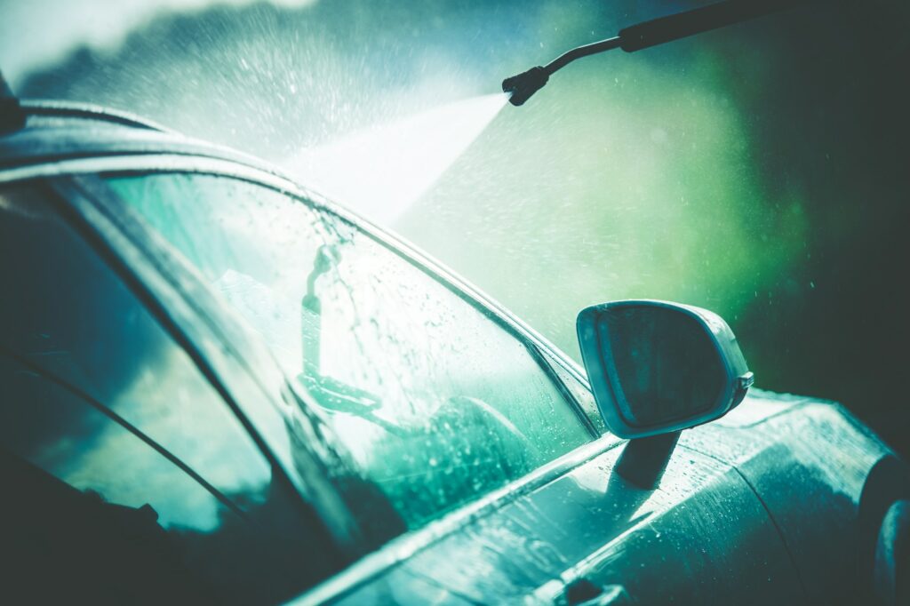 Vehicle Cleaning in Car Wash